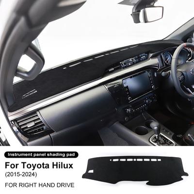 Dashboard Cover Sunshade Pad for Toyota Hilux 2015-2024 Interior Panel Moulding