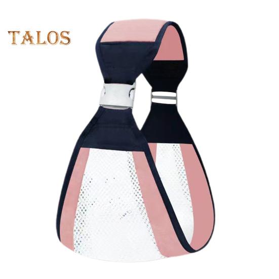 Baby Sling Carrier Great Load Bearing Secure Lock Wide Strap Less Pressure On Shoulder Labor-saving Hollow Mesh Fabric Outdoor Walking 0-36 Months
