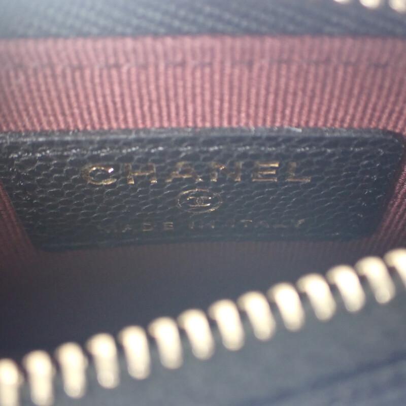 Chanel AP2570_B10583_C3906 Card Case Black Women