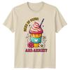 Fueled By Coffee And Anxiety Unisexs TShirt Unisextal Health Coffee Gift For Her