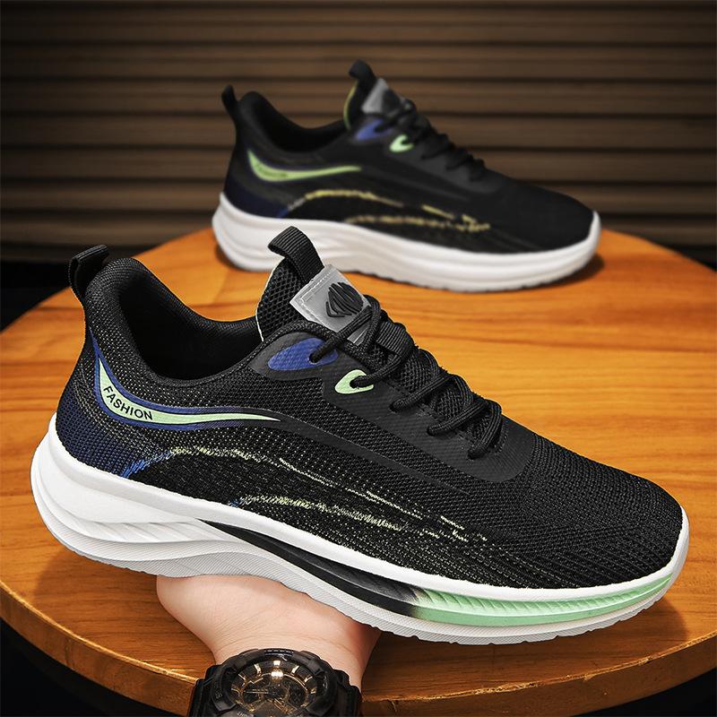 Men's 2025 New Spring and Summer Mesh Running Daily Lace-up Breathable Casual Trend Fashionable and Comfortable Sports Shoes
