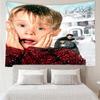 Home Alone Tapestry for Bedroom Aesthetic Classroom Tapestries Wall Hanging for Living Room Dorm Office,Ideal Creative Gift