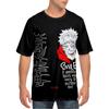 Jujutsu Kaisen Anime Women Men's T-shirts Anime Printed O-Neck Oversized Short Sleeves Fashion Mens Clothing Streetwear