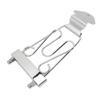 6 String Trapeze Tailpiece with Screws Height Adjustment Open Frame Bridge Tailpiece for Archtop Jazz Guitar Bass
