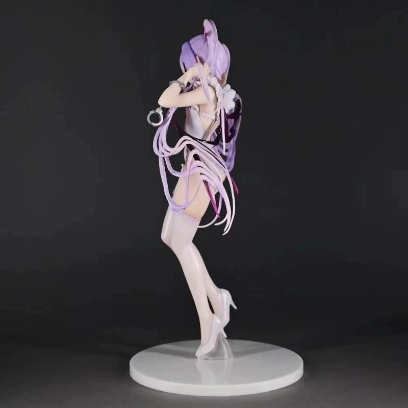 25cm New Anime Girl Eve Handcuffed Gk Figure Full Painted Collectible Statue Desktop Decoration Gift For Otaku Collection Poseable Articulated Scale