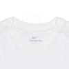 Nike Dri Fit T Shirts Men's White Crew Neck Moderate Straight Fit DQ1876-100