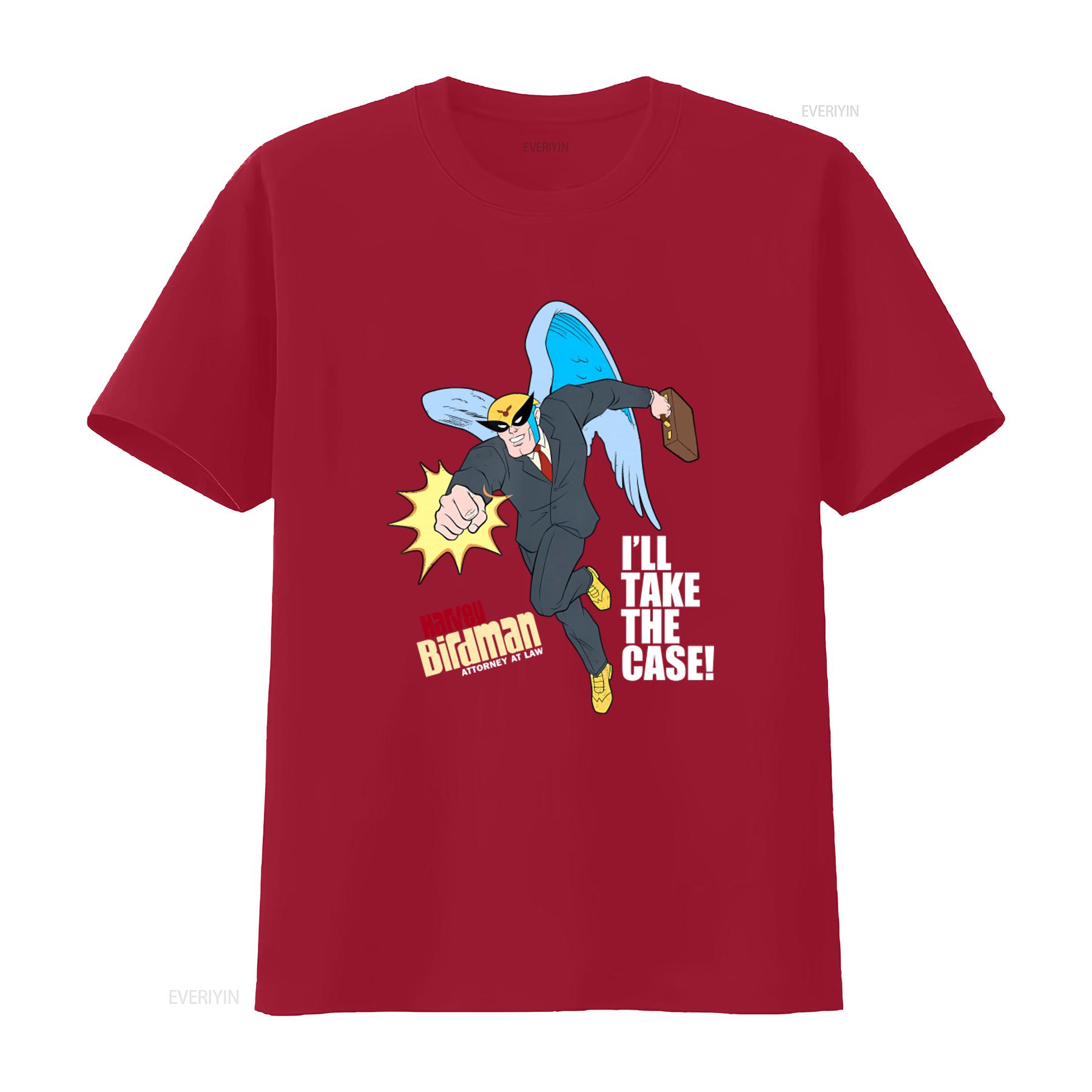 

Harvey Birdman Attorney At Law T Shirt Ill Take The Case Design Stylish Print Perfect for Fans Comfortable Cotton Fabric S