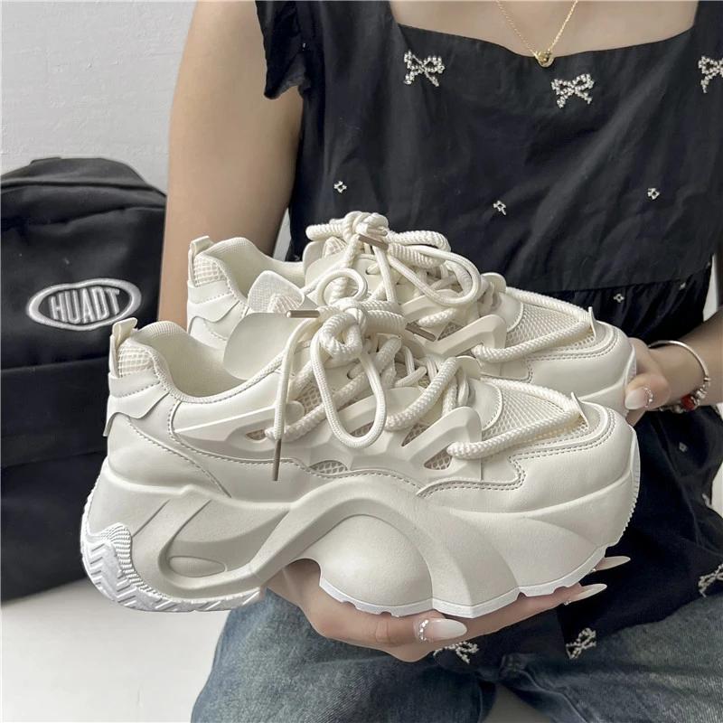 Повседневная женская обувь для ходьбы Aummer, дышащие зимние женские кроссовки для бега, легкие нескользящие модные женские кроссовки с толстой подошвой 35