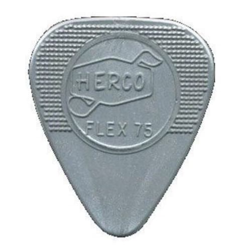 

Jim Dunlop Herco Nylon Flat Picks Flex 75 HE211P Silver