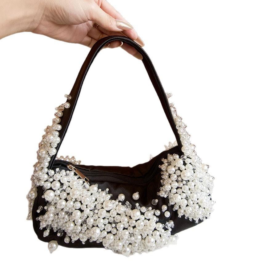 Handle Pearl Evening Clutch Bag Purses And Handbag Luxury Designer Hobo Shoulder Bag Tassel Clutch Purse Bucket Bag