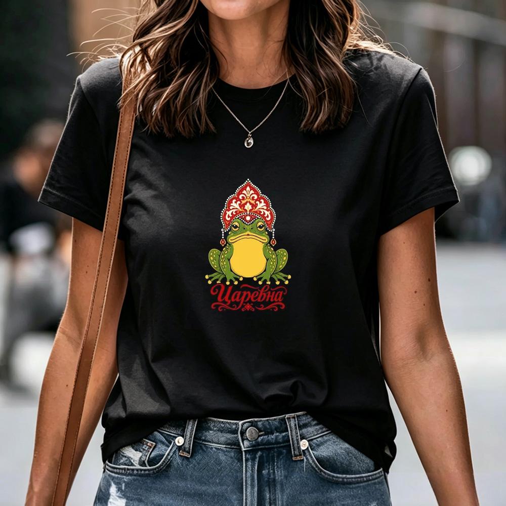 Unisex Tshirt Russian Folk Slavic Graphic Print Multiple Patterns Matryoshka Doll Letter Tee Casual Short Sleeve Cotton Tops