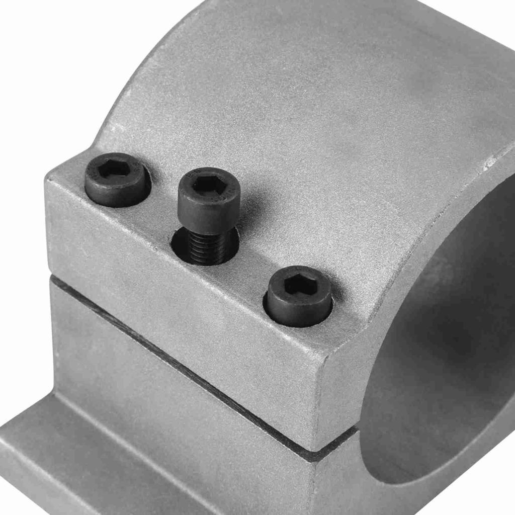 80mm Diameter Aluminum CNC Spindle Motor Mount Bracket Clamp with Screws(80mm)