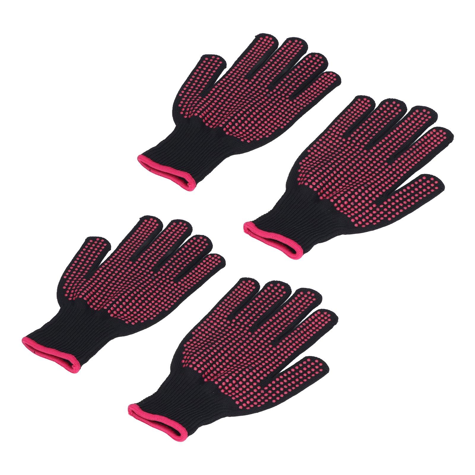 

2 Pairs Cut Resistant Gloves Kitchen Gardening Safety Protection Tool for Wood CarvingPink 25cm рожевий