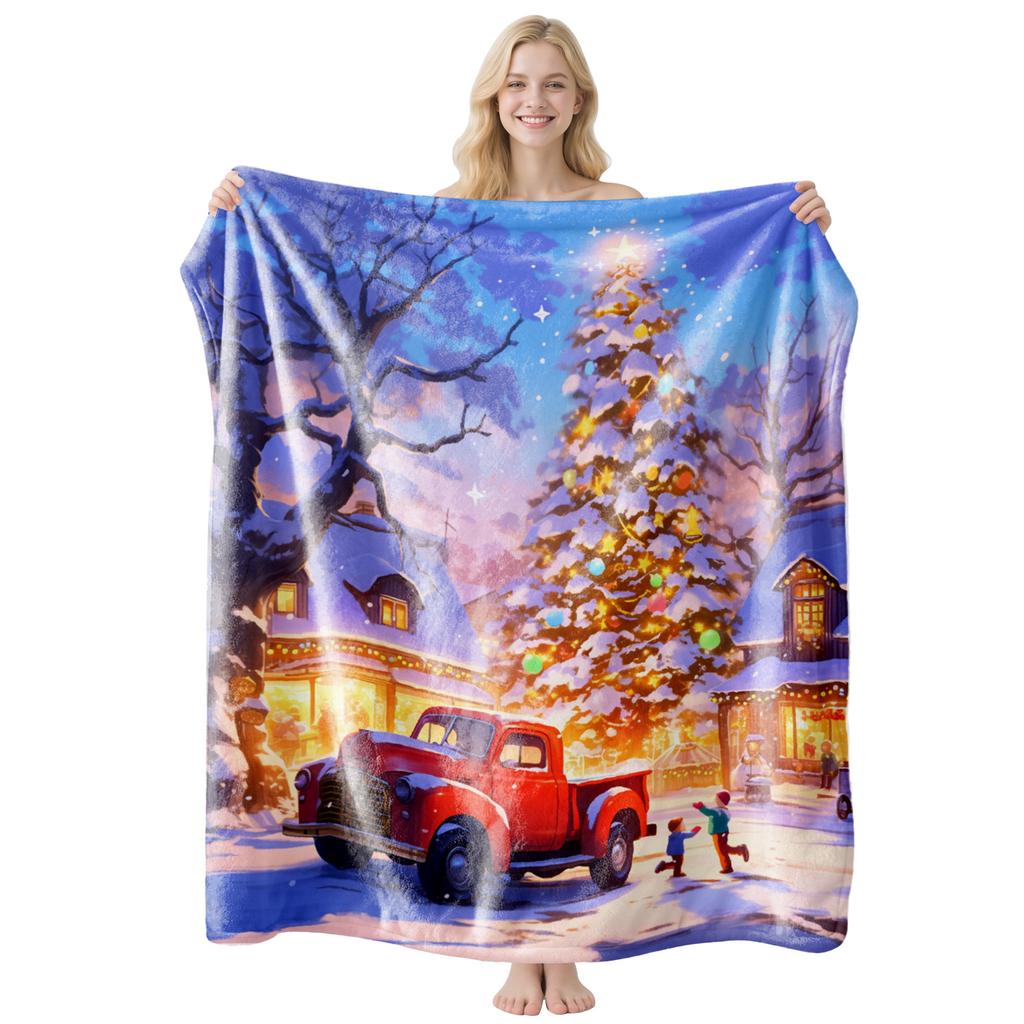 2026 Christmas flannel blanket is universal for all seasons