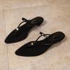 Women's Slippers  Summer   Retro Clip Toe Women's Shoes Casual Outdoor Slide Rubber Sole Wedge Sandals Flip Flops