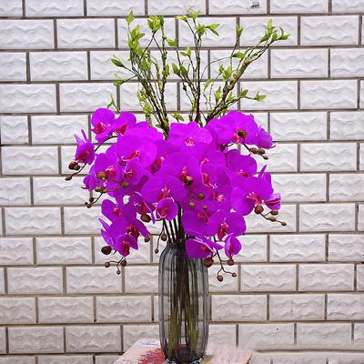 1Pc Künstliche Blume Schmetterling Orchidee Garten DIY Party Requisiten