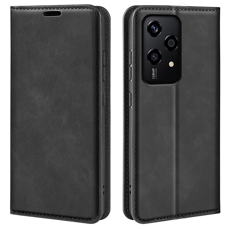 For Honor 200 Lite Card Slots Case Skin-Touch Leather Flip Phone Cover