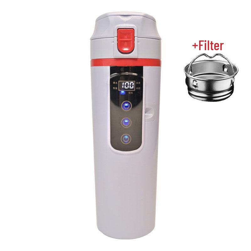 Universal 12V/24V 304 Stainless Steel Car Heating Mug 2024