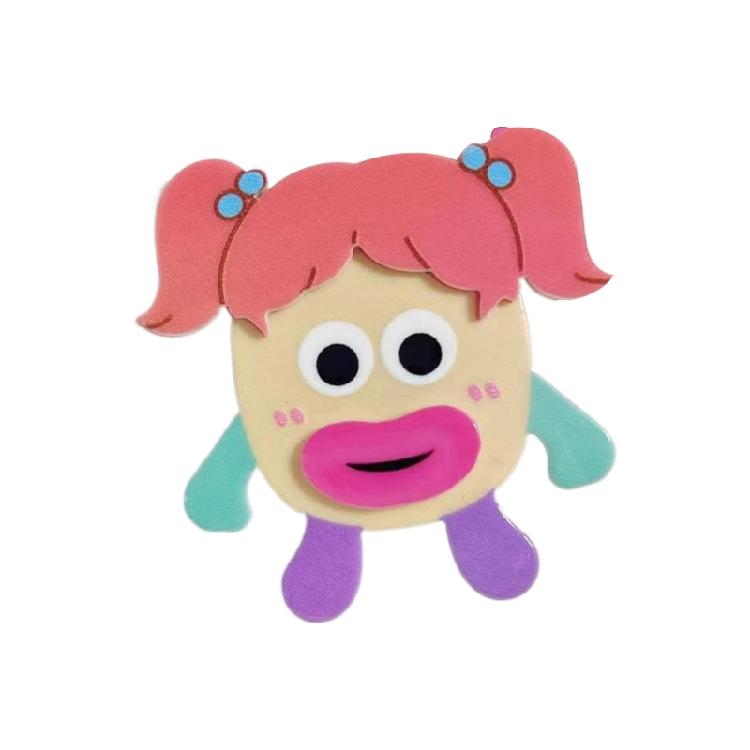 Candy Color Ugly Doll Shape Hairpin Teens Dopamine Look Ponytail Bangs Hair Clip