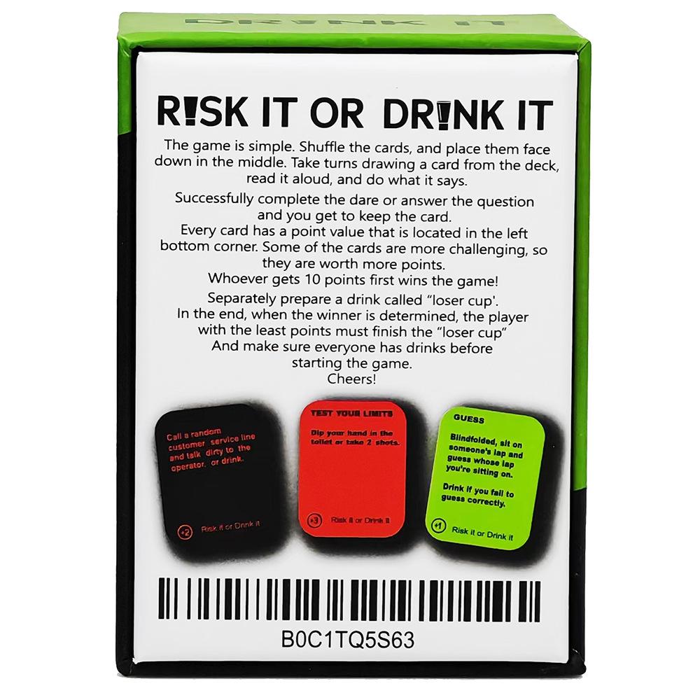 Risk Couple Game: Deep Love Conversation Cards - English Version