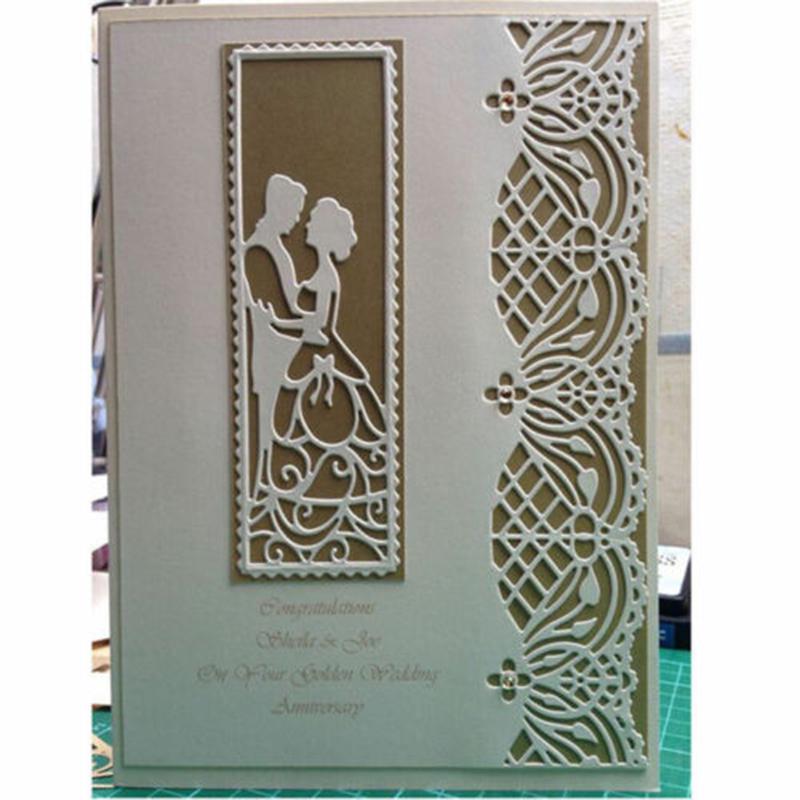 PDTO New Lace Border Metal Cutting Dies Stencil Scrapbooking Card Paper ...