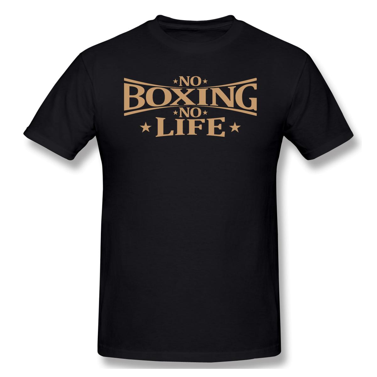 

No Boxing No Life Printed Tshirt Creative Funny Sarcastic Male Women Basic TShirt Vintage Oneck Unisex Streetwear Men Clothing 4XL