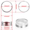 1 Piece 2.0" 2.5" 3.0" 3.5" 4.0" Clamp System Assembly Exhaust V-band Clamp Quick Release For OD Exhaust/Intercooler Pipe/Turbo