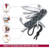 VICTORINOX Skipper Knife with Shackle and Marlinspike A essential for Lanyard, Key, - Swiss-made multi-tool sailing.