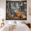Deer Wall Decor Tapestry Art For Pet Memorial Birthdaywedding Party Backdrop Family Gift