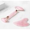 Jade Facial Roller Rose Quartz Massager for Anti-Aging (Pink)