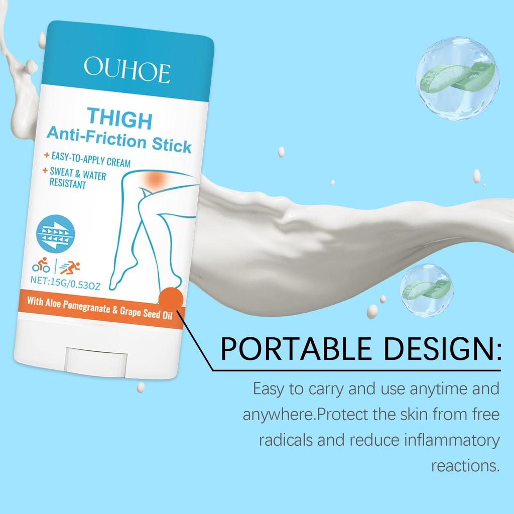 OUHOE Oberschenkel Anti-Scheuer-Stick Outdoor-Sport Haut Bein Feuchtigkeitspflege Schützende Fußcreme