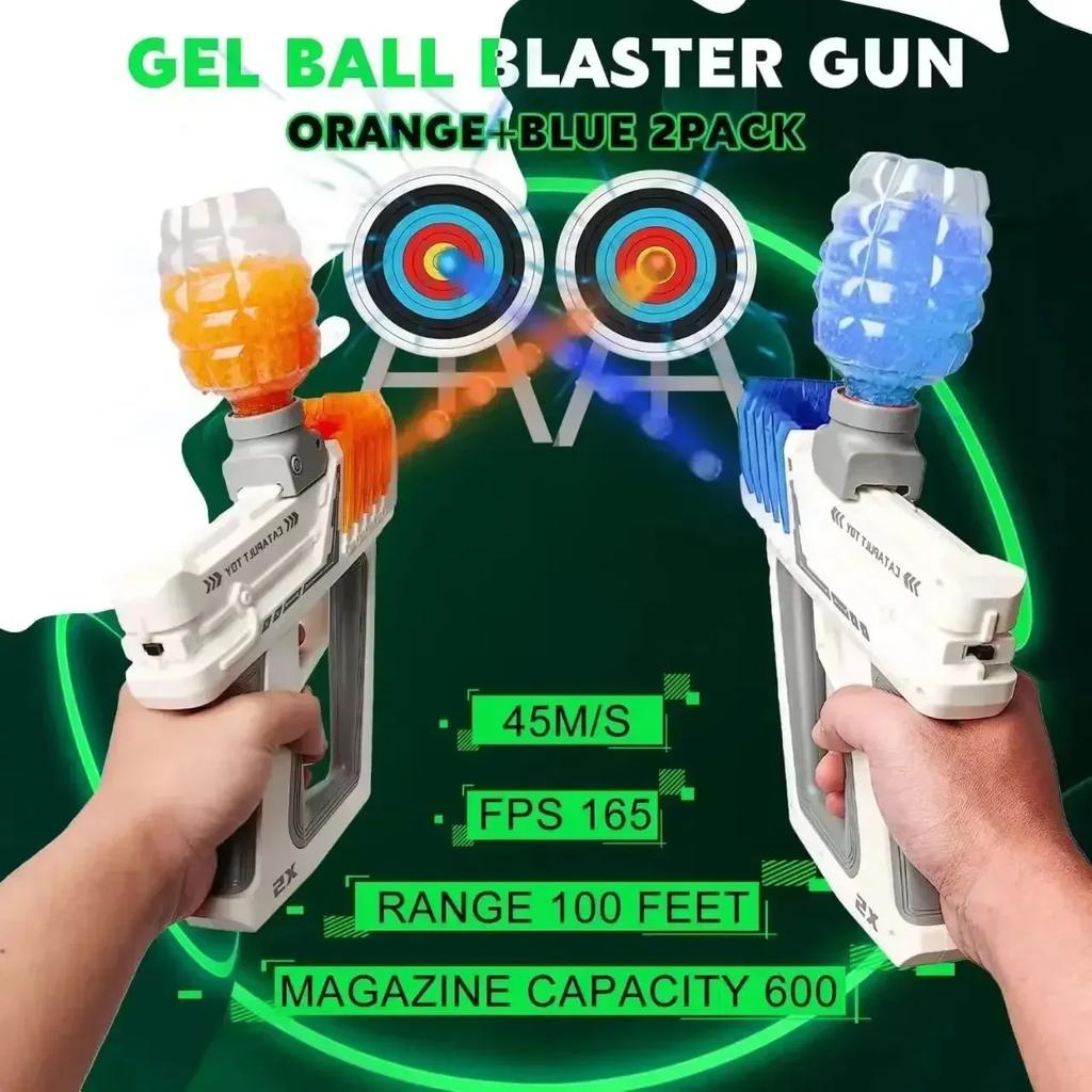 Automatic Electric Space Gun Toy gel ball blaster Automatic Space Outdoor Shooting Game Gun