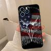 Flag American USA Flag Phone Case For iPhone 16 15 11 13 12 14 Pro Max 13 Mini 7 8 14 Plus XS Max X XR Cover