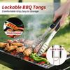 BBQ Tools Set, Heavy Duty Stainless Steel Spatula, Fork & Tongs with Portable Bag, Essential Accessories for Barbecue Outdoor Gr