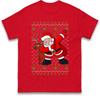 Dabbing Santa Christmas T Shirt Funny Xmas Novelty Gift Hoodie Santa Tee Shirt