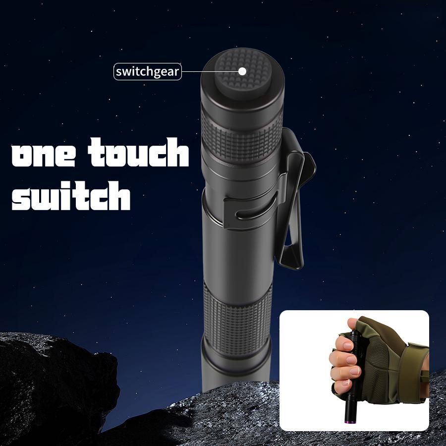 395nm Ultraviolet Flashlight Black Light Ultraviolet Lamp UV Flashlight Pet Urine Detector Resin Curing Use AAA Battery Torch