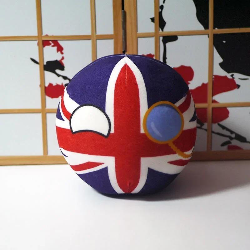 10cm Peluche Carino Countryball Polandball Bambole Ripiene Giocattoli Corti Anime Borsa Cuscino Mini Portachiavi Ciondolo Regali Cosplay