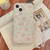 Sweet Pink Bowknot Star Heart Pendant Beaded Phone Charm Strap For iPhone Strap Lanyard Girl Woman Keychain Hanging Cord Rope