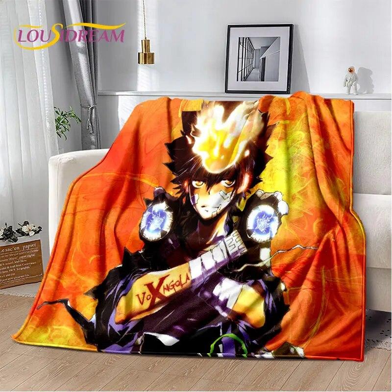 Anime Teachers Hitman Reborn Soft Plush Blanket,Flannel Blanket Throw Blanket for Living Room Bedroom Bed Sofa Picnic Cover Kids