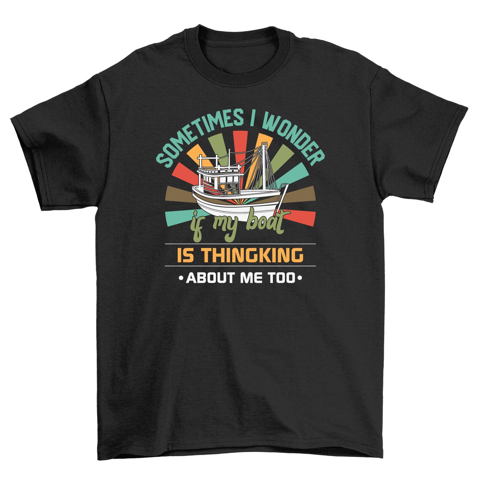 21-1130-15-Pe cgine   Funny Boat T-Shirt Mens Womens Tees Top - Ahoy Matey! Sail the Seas with Humor! XL