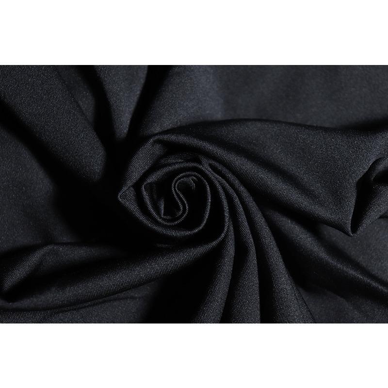 Women's Tight Crew Neck Dress Solid Color Single Sleeve Kinky Skirt Street Hipster Pullover Irregular Dress