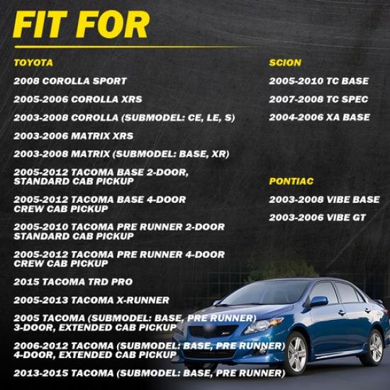 2X For Pontiac Door Scion Inner Handle Toyota Gray Left Right