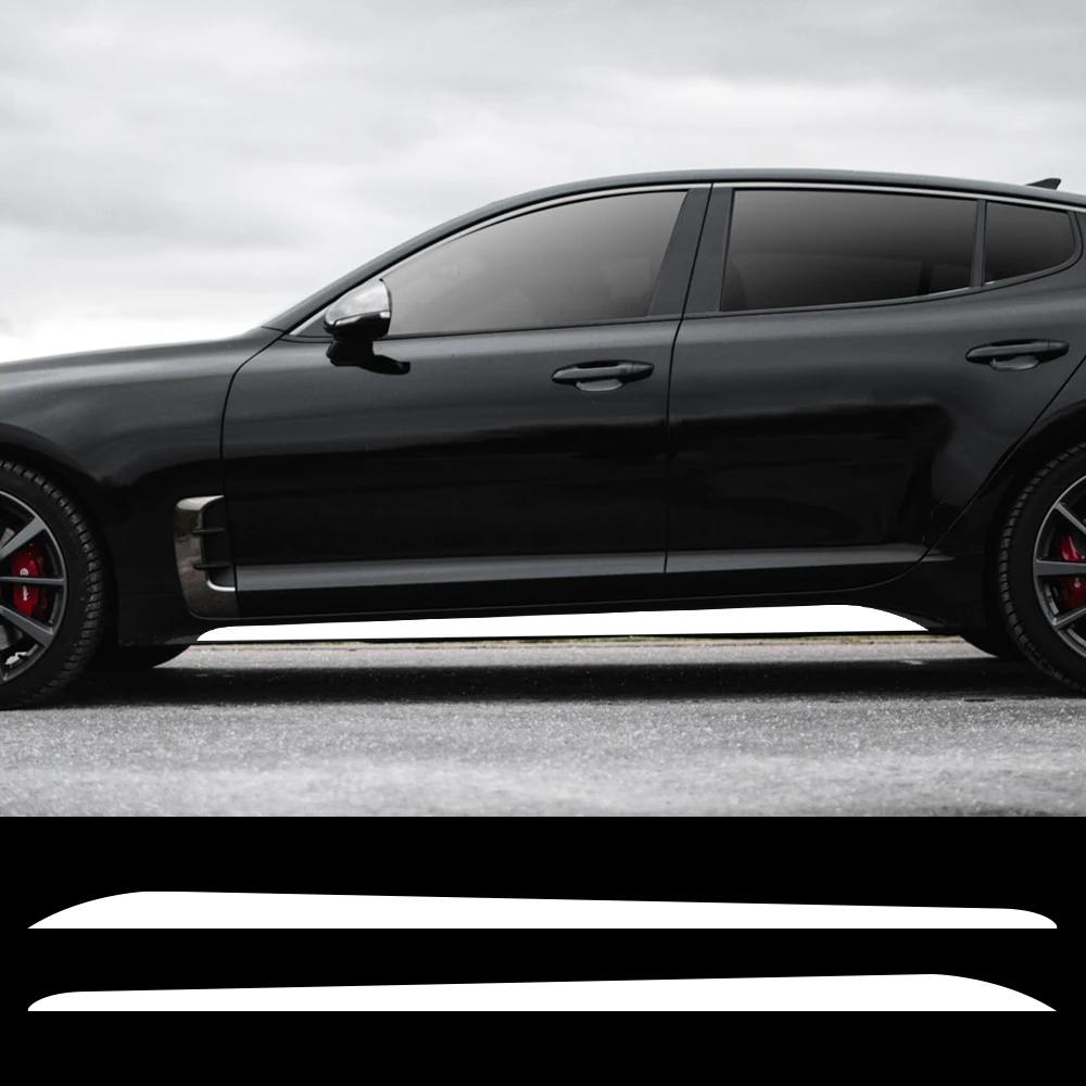 Car Sticker Door Both Side Decor Vinyl Film Decals Racing Stripes Exterior Waterproof Graphics Auto Accessories For Kia Stinger
