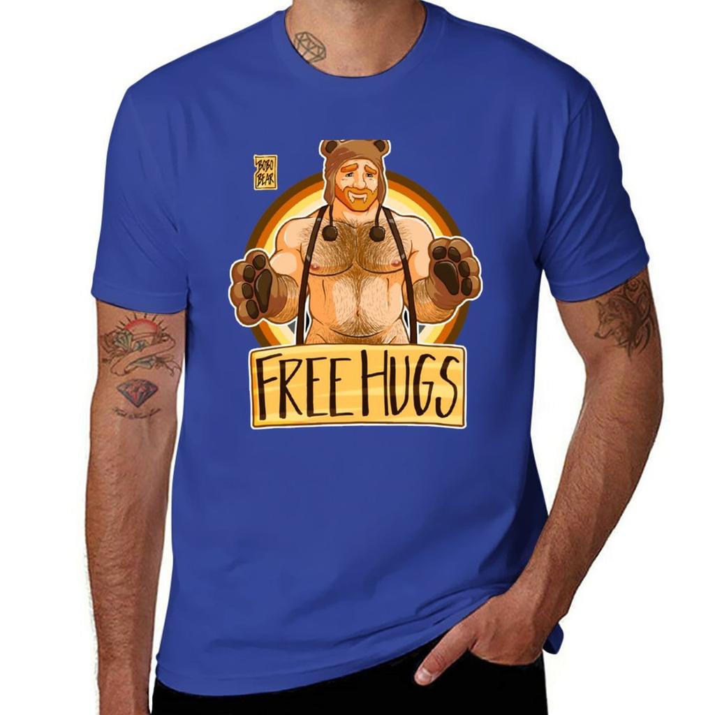 ADAM MAG UMARMUNGEN - BÄRENSTOLZ - GINGER EDITION T-Shirt Vintage-Kleidung lustig Jungen Tierdruck Anime-Kleidung T-Shirt Männer