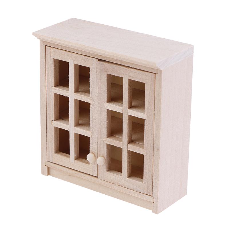 Multi Style Miniature Closet TV Book Cake Bedside Table Cabinet Shelf Legs Cupboard Model Dollhouse Furniture Decor DIY Toys