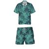 Men's 3D Print Hawaiian Shirt & Shorts Set - Casual Beachwear