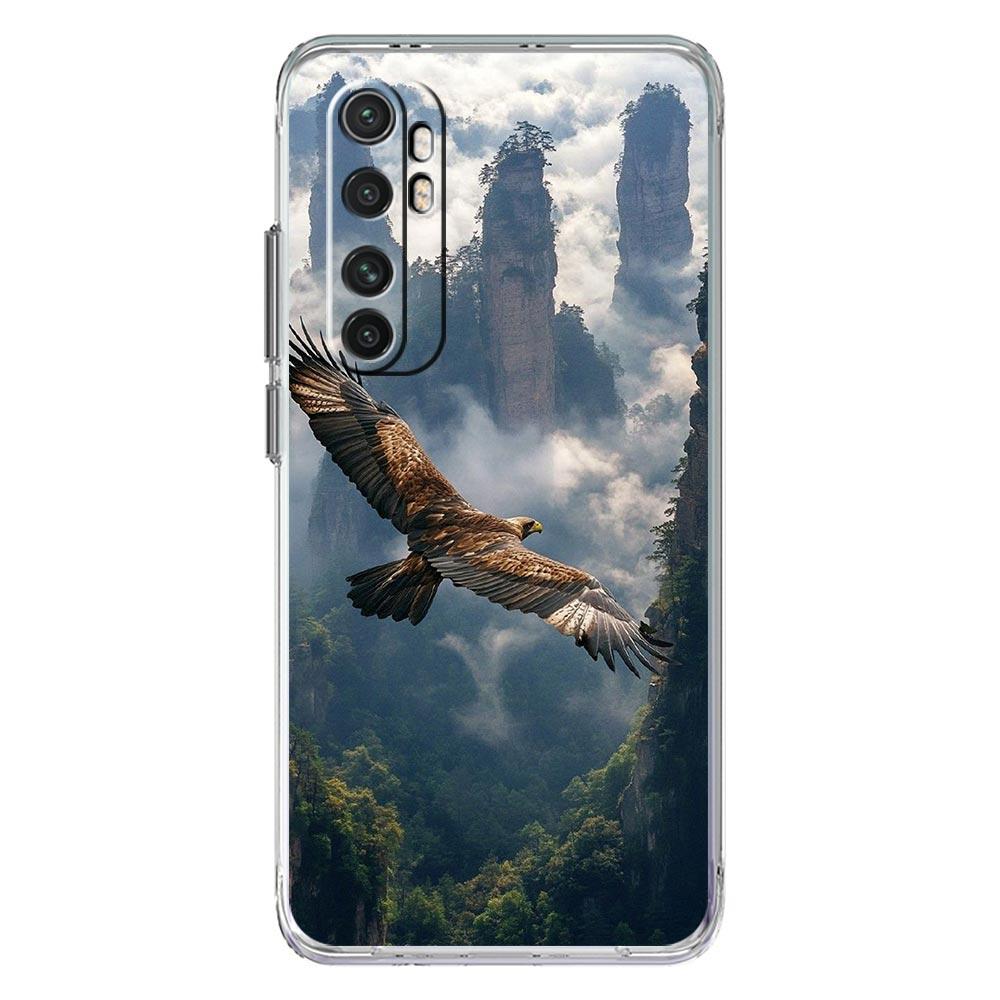 Phone Case For Xiaomi Mi Poco X7 X6 X5 NFC X3 Pro 17 15T 15 14T 14 13T 11 12 13 Lite Clear TPU Cover Mountain Peaks Landscape