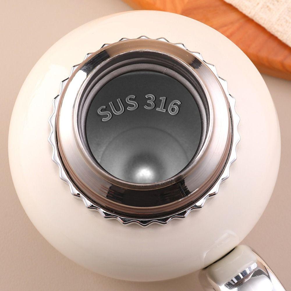 with Tea Infuser Insulated Tea Brewing Kettle 316 Stainless Steel Thermos Teapot  Camping