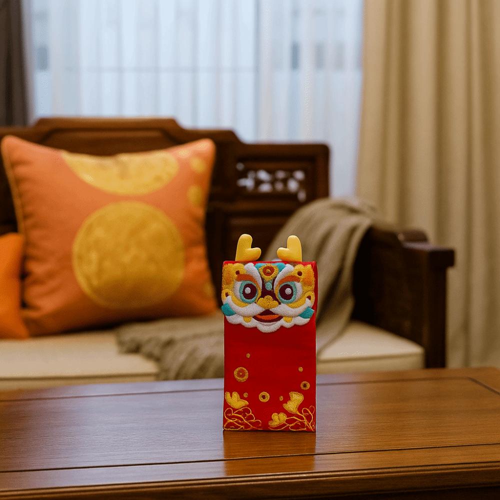 Chinese Style Lucky Money Bag Traditional HongBao Spring Festival Essentials Red Packet  Wedding