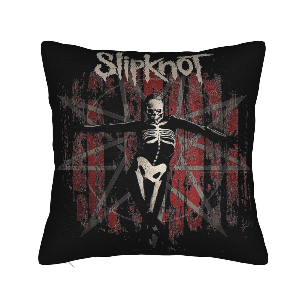 Slipknotes metal rock band music Printed Pillowcase Cushion Cover metal band music  Pillow Covers Square Multiple Sizes